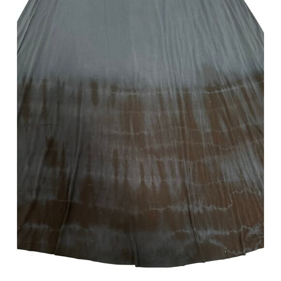 SewRed - Maxi Mermaid Tie Dyed Grayish Blue/ Black Skirt - XL - Picture 8 of 11